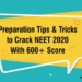 NEET 2021: Students Must Follow These Preparation Tips to Score High Marks